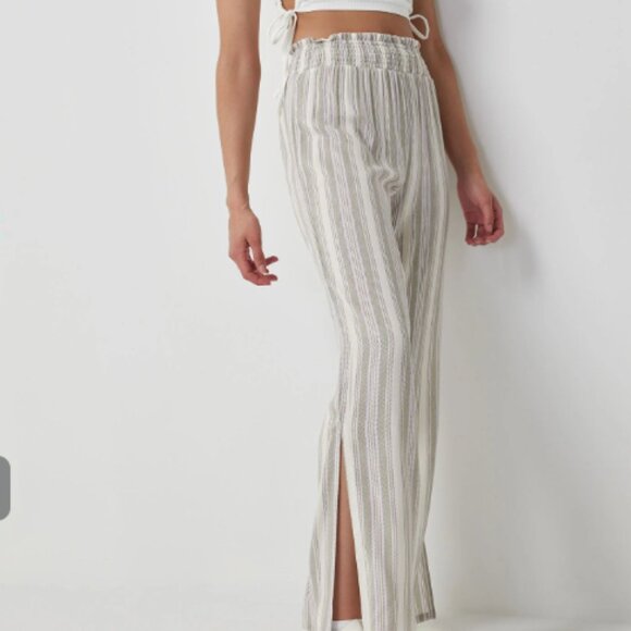 Ardene's Smocked Waist Wide Leg Pants - Picture 1 of 9